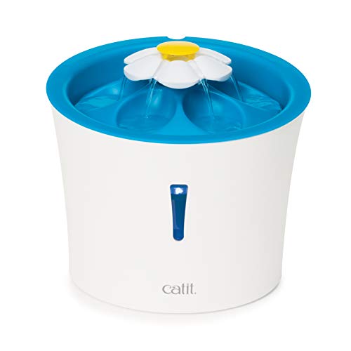 Catit LED Flower Fountain with Triple Action...