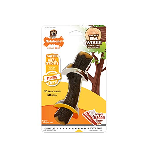 Nylabone Strong Chew Real Wood Stick Dog Toy