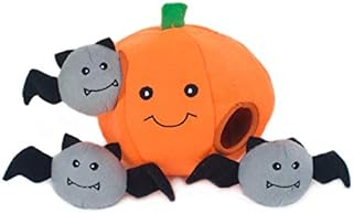 ZippyPaws Halloween Burrow Interactive Dog Toys - Hide and Seek Dog Toys and Puppy Toys, Colorful Squeaky Dog Toys, and Pl...