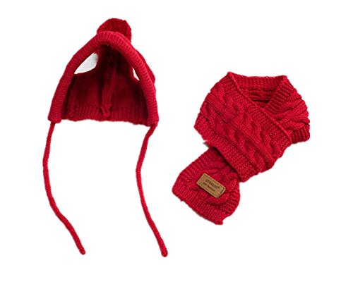Fully Knit Winter Hat Scarf Set