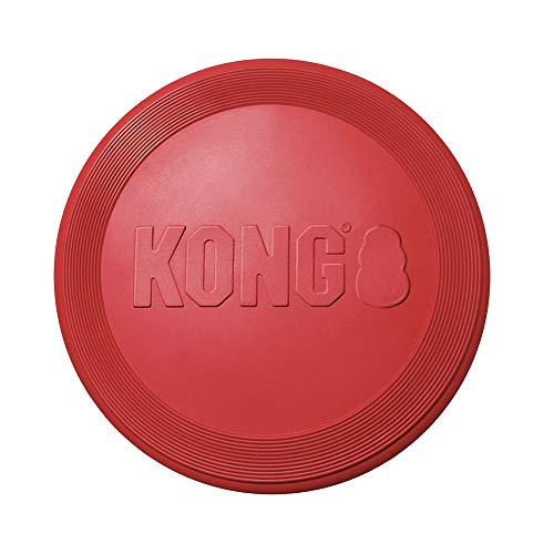 KONG Flyer - Durable Rubber Dog Flying Disc Toy -...