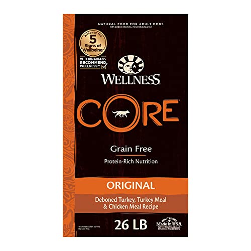 Wellness CORE Natural Grain Free Dry Dog Food,...