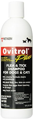 Vet-Kem Ovitrol Plus Flea and Tick Shampoo
