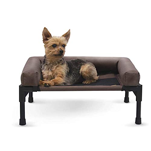K&H Pet Products Bolster Dog Cot Cooling...