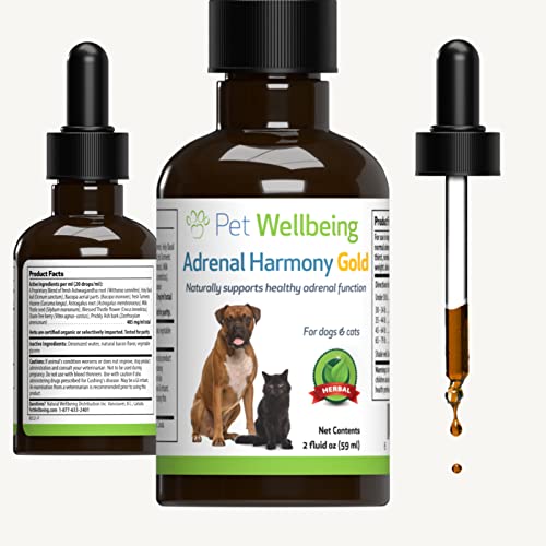 Pet Wellbeing Adrenal Harmony Gold for Dogs -...