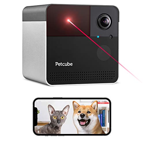 Petcube Play 2 Wi-Fi Pet Camera with Laser Toy &...