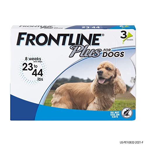 FRONTLINE Plus for Dogs Flea and Tick Treatment...