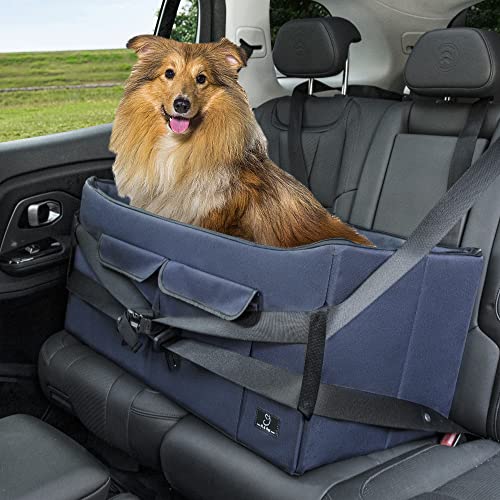 A 4 Pet Large Dog Car Seat, 30 Inch Dog Booster...