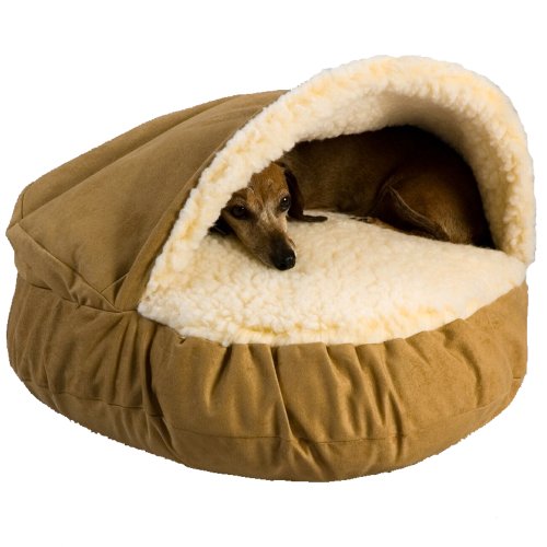 Snoozer Luxury Microsuede Cozy Cave Pet Bed,...