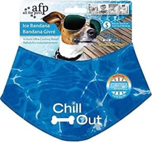 Chill Out Dog Ice Bandana by ALL FOR PAWS