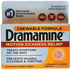 Dramamine (Dimenhydrinate) - medication for dogs 