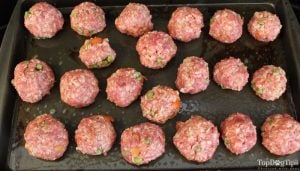 Beef & Pork Meatballs (with Cheese and Pasta) Thanksgiving dog food recipe