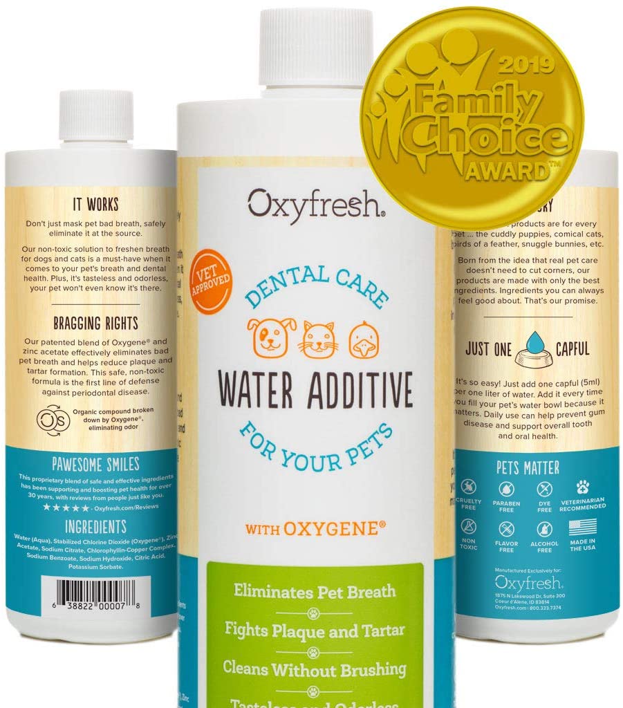 Oxyfresh Premium dog water additive