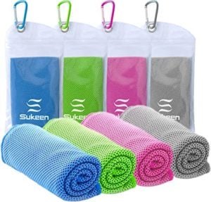 4-Pack Microfiber Cooling Towel by Sukeen